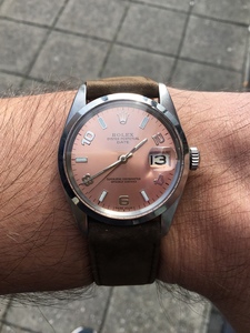 Rolex Oyster Date Ref 1500 From 1967 - Leather Strap
