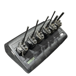 6 Motorola DP4400E Handheld Digital Radios with Impres 6 Bank Charger