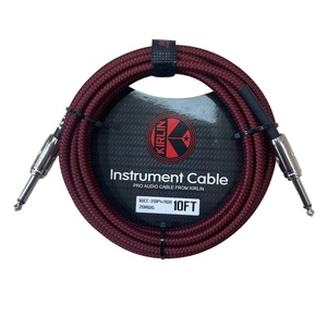 New Kirlin 10ft Braided Instrument cable