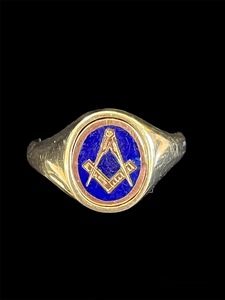 9ct Reversible Masonic Ring