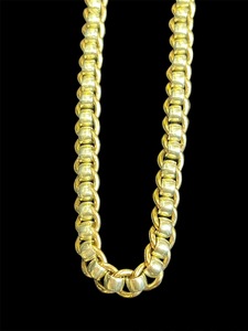 9ct Gold Rollerball Chain - 20"