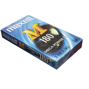 Maxell M180 MEGA POWER TAPE VHS NEW & SEALED