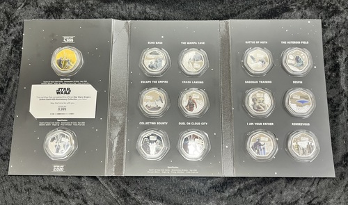 Star Wars The Empire Strikes Back 40th Anniversary Coin Collection