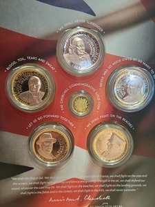 Winston Churchill Six Coin Collectors Set